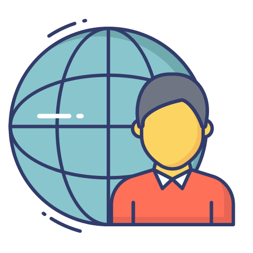 Internet men internet avatar icon