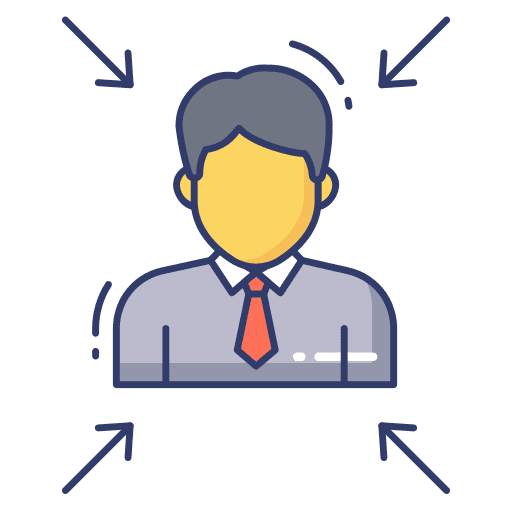 Man man avatar focus icon