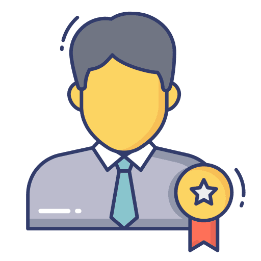 Medal employee achievement medal icon