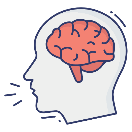 Mind passion mind mental health icon