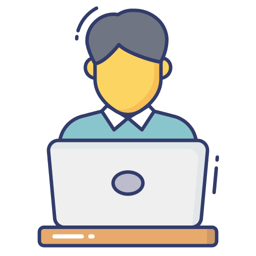Working working laptop computer workers icon
