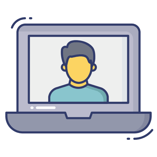 Video call videoconference video call online icon