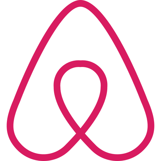 Airbnb logotype social network social media icon Airbnb logotype social network social media icon