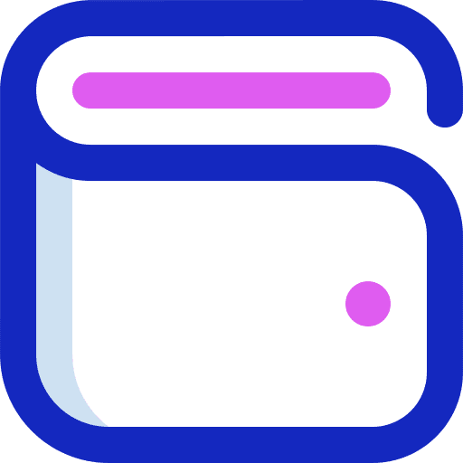 Wallet passes app business and finance business wallet icon