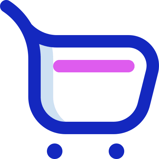 Shopping supermarket ecommerce cart icon