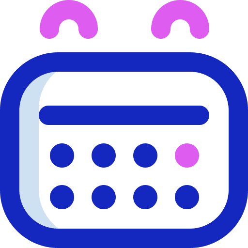 Calendar time and date day time icon