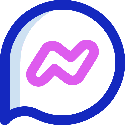 Messenger social media communication message icon