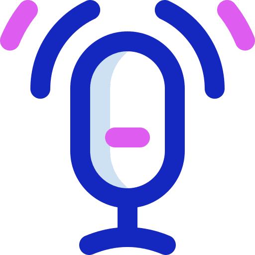 Podcast ios music and multimedia audio icon