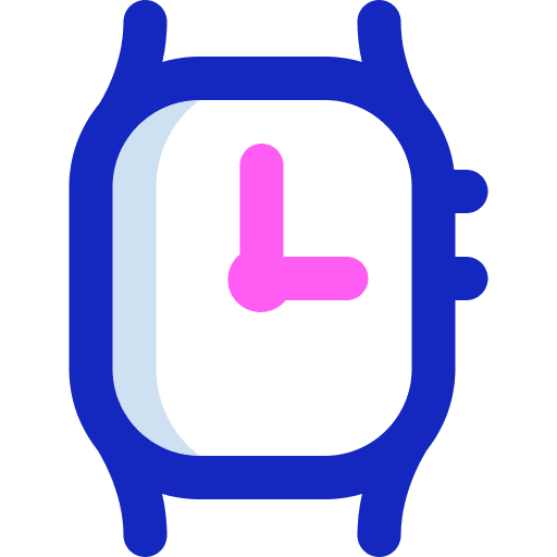 Smartwatch app clock ios14 technology icon