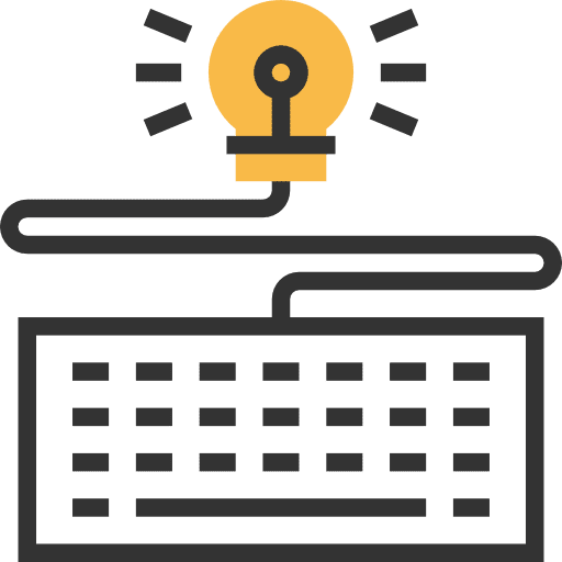 Creative work creative work invention idea icon