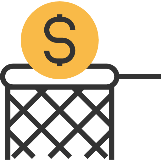 Profits business bank dollar icon