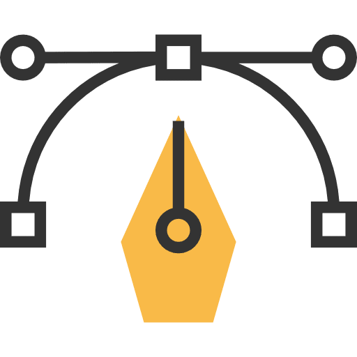 Vector illustration anchor graphics editor icon