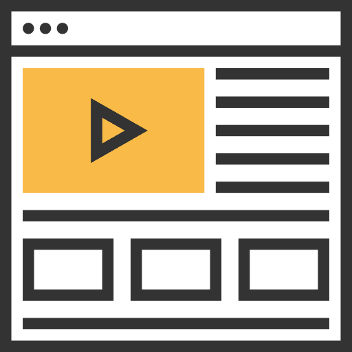 Website multimedia html browser icon