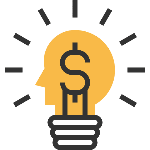 Idea idea technology business and finance icon