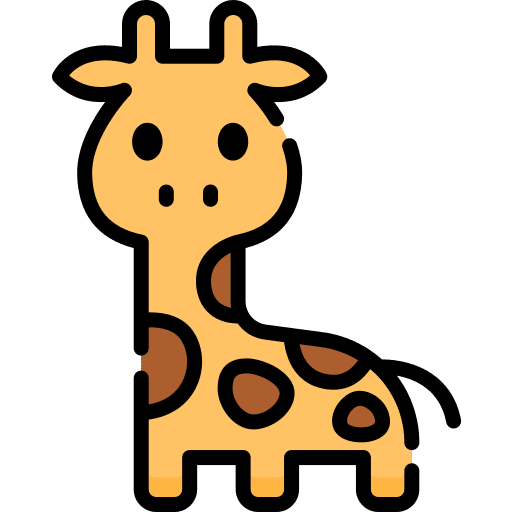 Giraffe animal kingdom wildlife zoo icon Giraffe animal kingdom wildlife zoo icon