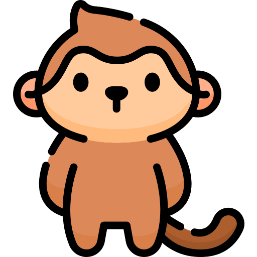 Monkey wildlife animals animal kingdom icon Monkey wildlife animals animal kingdom icon