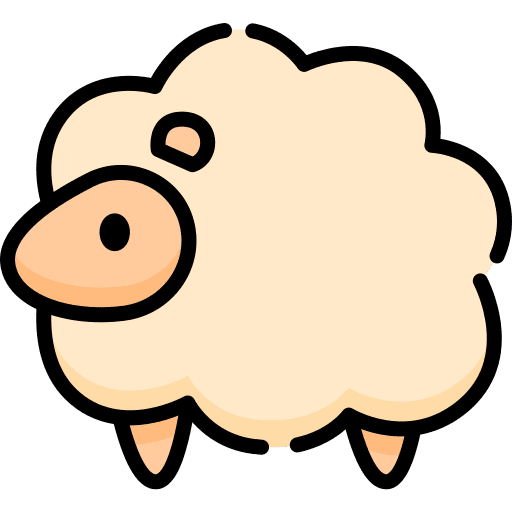 Sheep animals wild life wool icon Sheep animals wild life wool icon