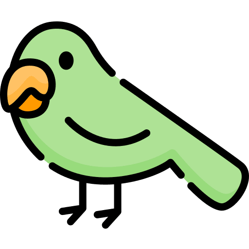 Parrot animals nature bird icon Parrot animals nature bird icon