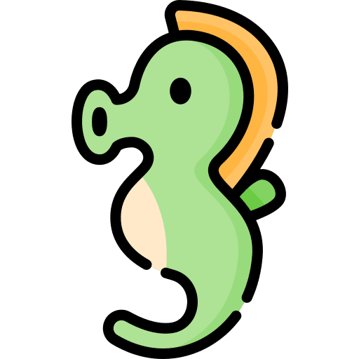 Seahorse aquatic wild life seahorse icon Seahorse aquatic wild life seahorse icon