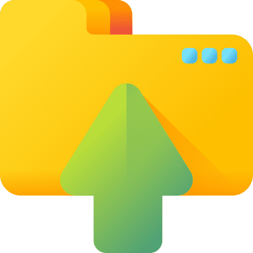 Upload storage upload interface icon