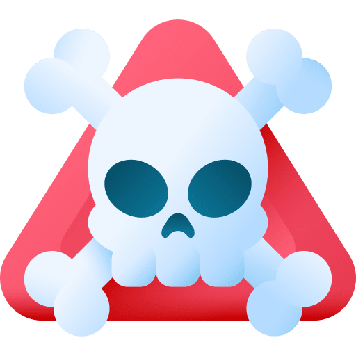 Virus dangerous malware programming icon