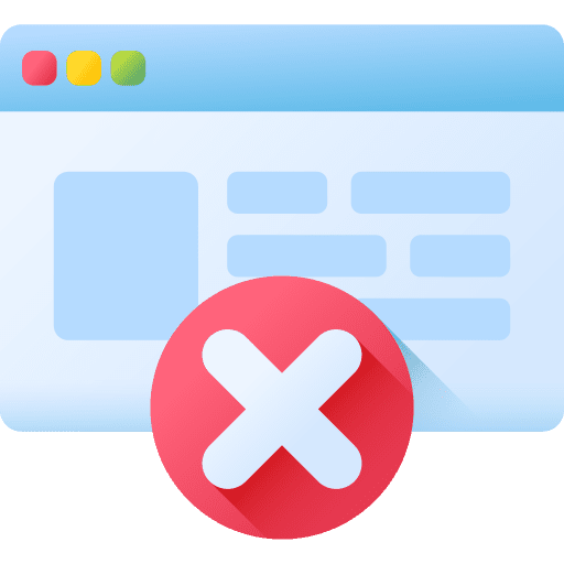 Browser website seo and web close icon Browser website seo and web close icon