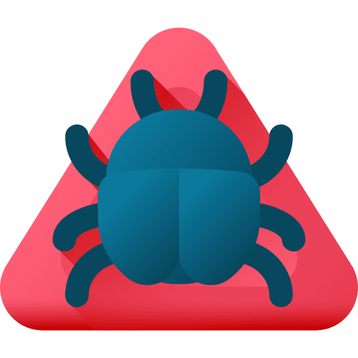 Bug ui protection virus icon Bug ui protection virus icon