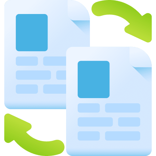 Files interface office pages icon Files interface office pages icon