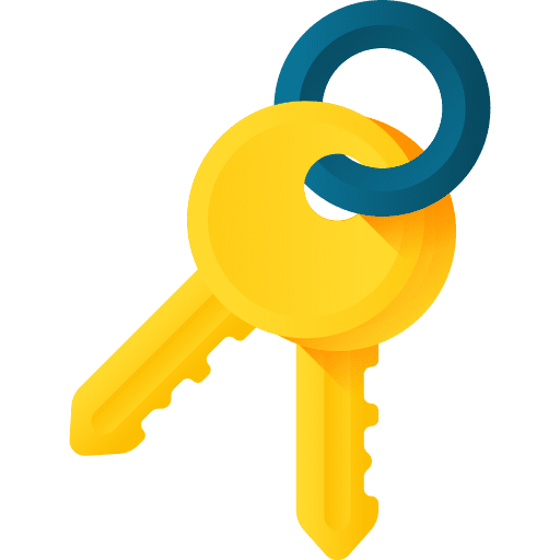 Key passkey access pass icon Key passkey access pass icon
