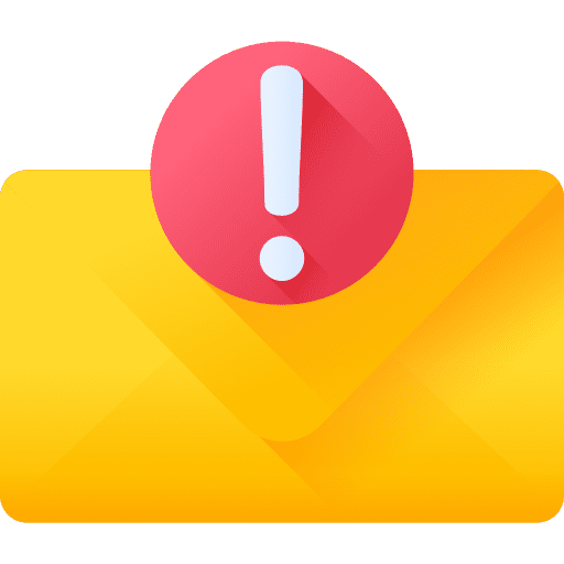 Spam communications email security icon Spam communications email security icon