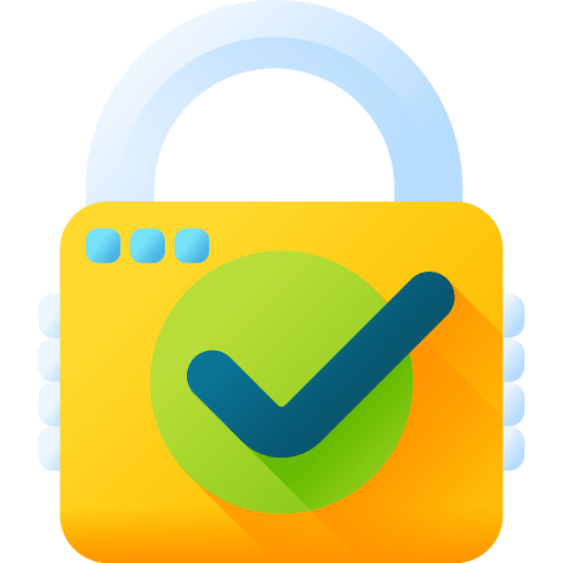 Padlock lock safe check icon Padlock lock safe check icon