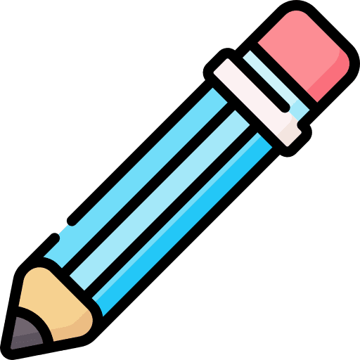 Pencil writing tool stationery pencil icon