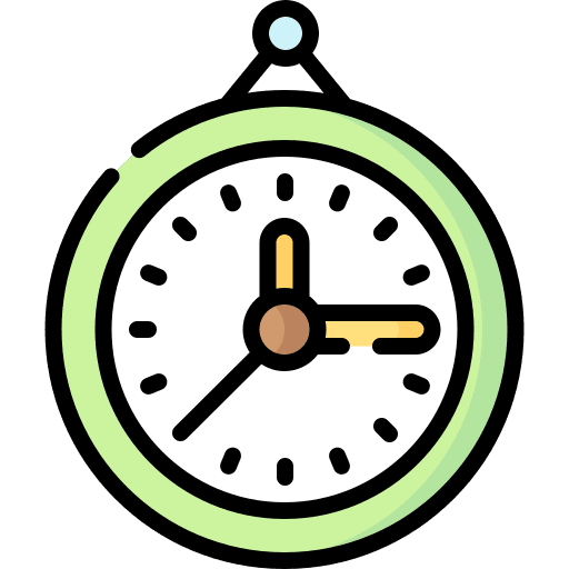 Clock clock wall clock time and date icon