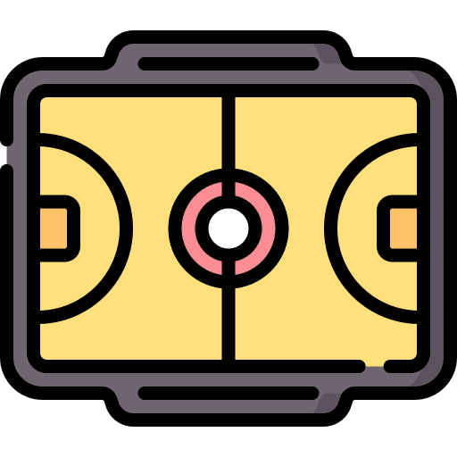 Court game sports and competition sportive icon