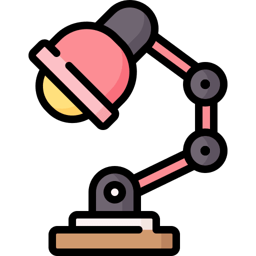 Desk lamp desk lamp furniture and household table lamp icon