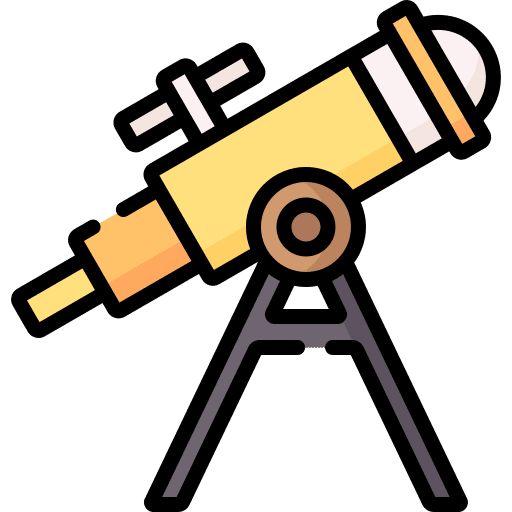 Telescope telescope science view icon