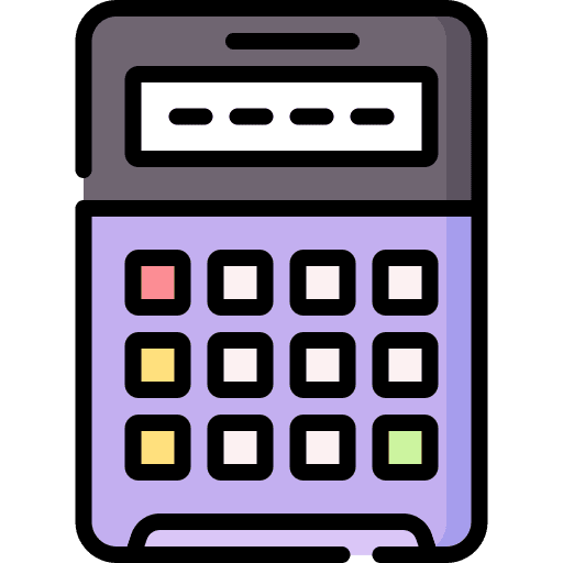 Calculator mathematics maths calculator icon