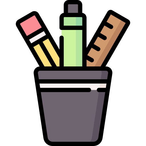 Stationery stationery school material office material icon
