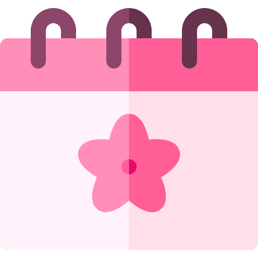 Calendar japanese sakura event icon Calendar japanese sakura event icon