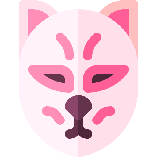 Cosplay festival character costume icon