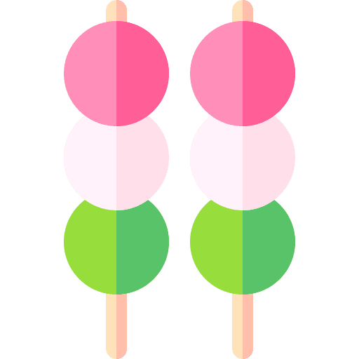 Dango dumpling cultures japanese icon Dango dumpling cultures japanese icon