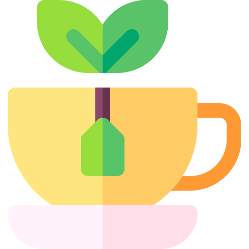 Green tea tea cup drink food and restaurant icon