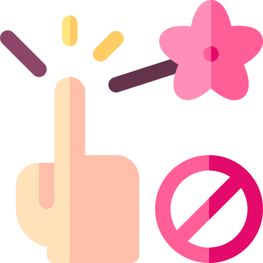 Do not touch cherry blossom sakura not allowed icon Do not touch cherry blossom sakura not allowed icon