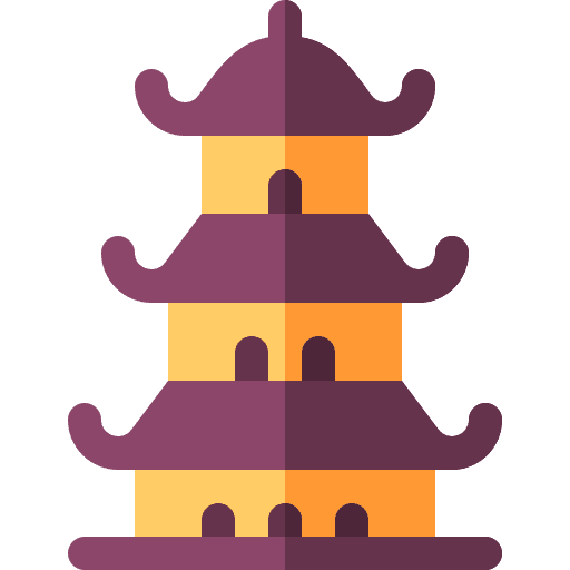 Pagoda cultures monument religion icon Pagoda cultures monument religion icon