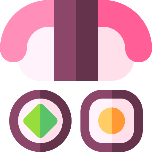 Sushi rice japanese food roll icon Sushi rice japanese food roll icon