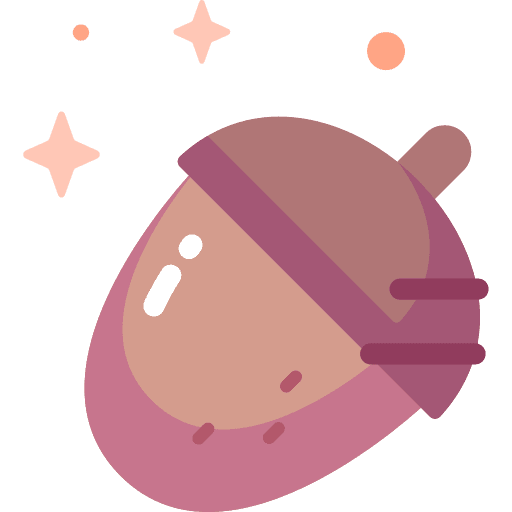 Acorn oaknut food autumn icon