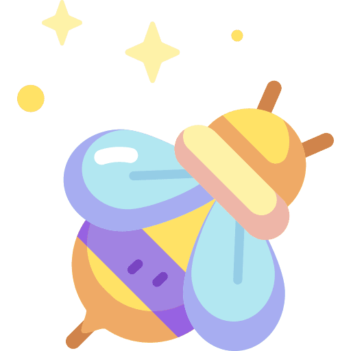 Bee bug spring zoology icon