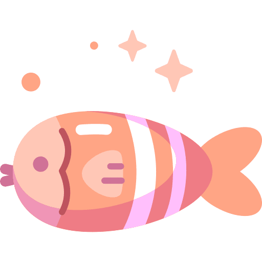 Fish ocean sea life animals icon