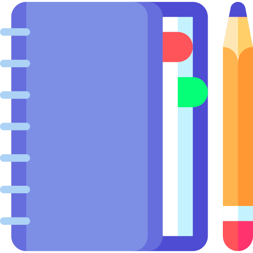 Agenda bookmark notebook education icon Agenda bookmark notebook education icon