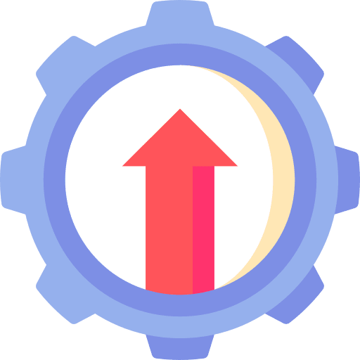 Productivity integration clock gear icon